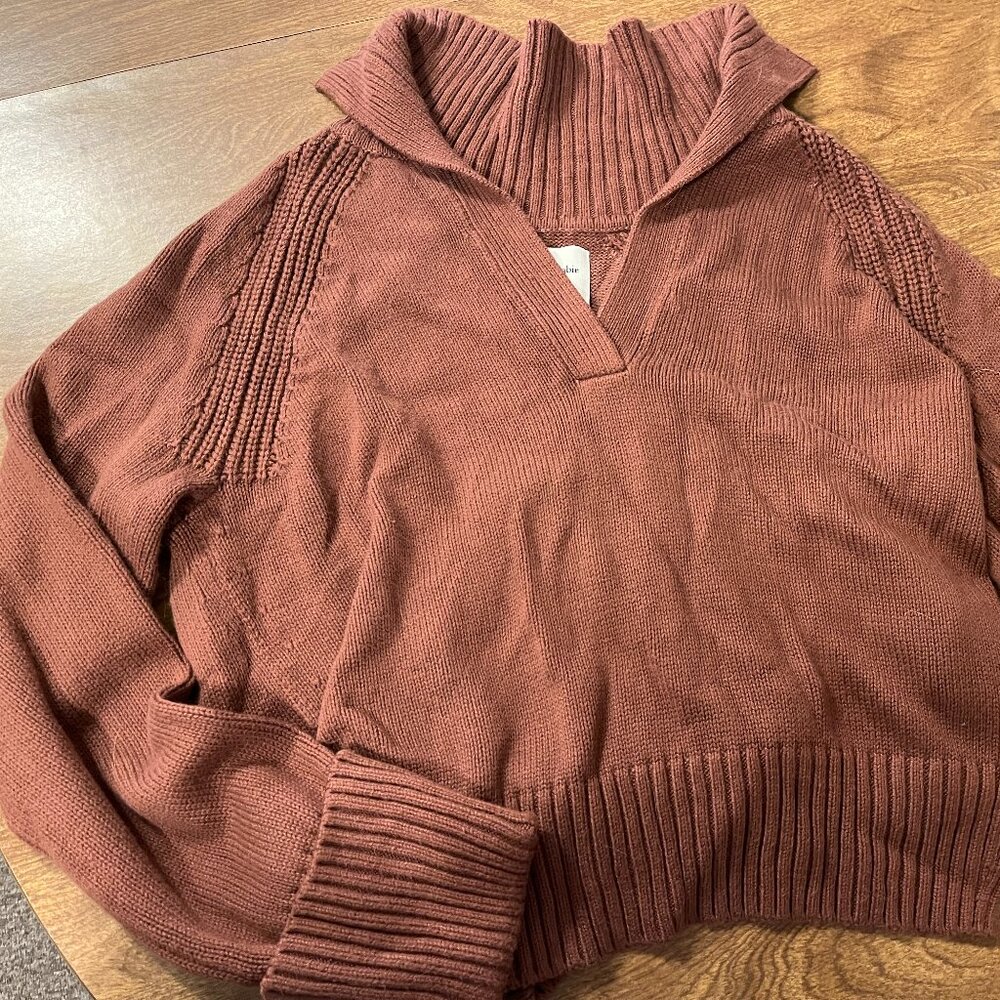 Abercrombie & Fitch Notch Neck Sweater